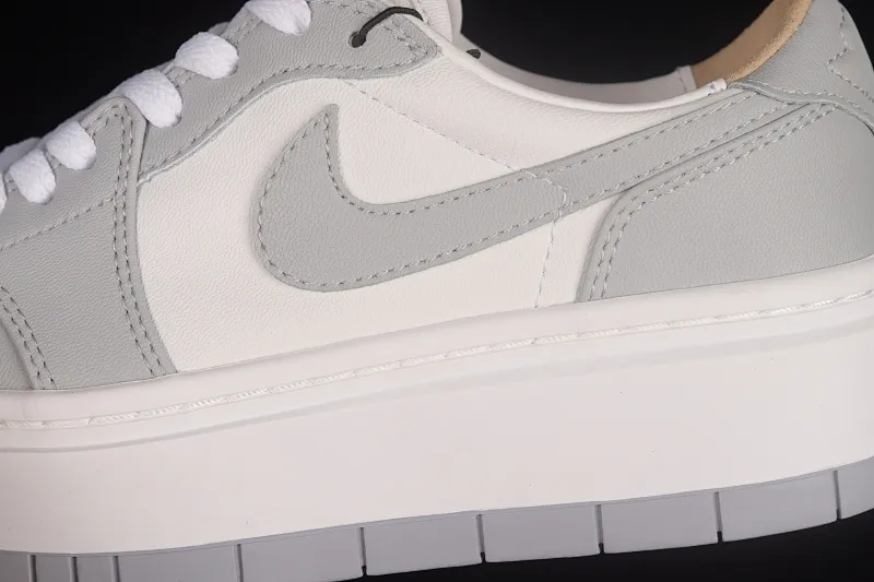 All categories Air Jordan Jordan series basketball shoes Air Jordan 1 Low Z version Air Jordan 1 Elevate Low SE "Wolf Grey" Little AJ thick-soled retro basketball shoes DH7004-100